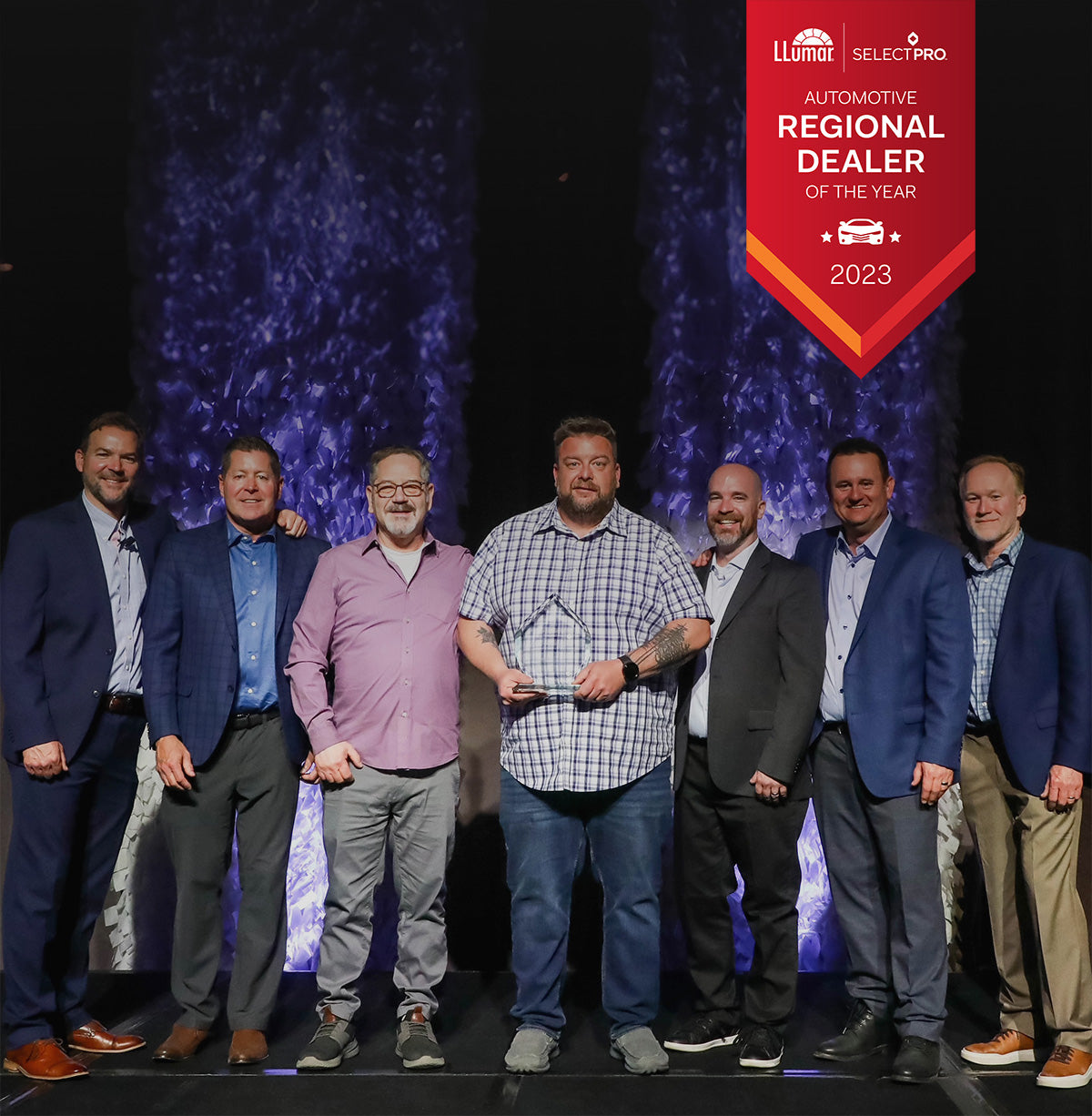 Automotive Appearance Pro Team with the Regional Dealer of the Year 2023 award