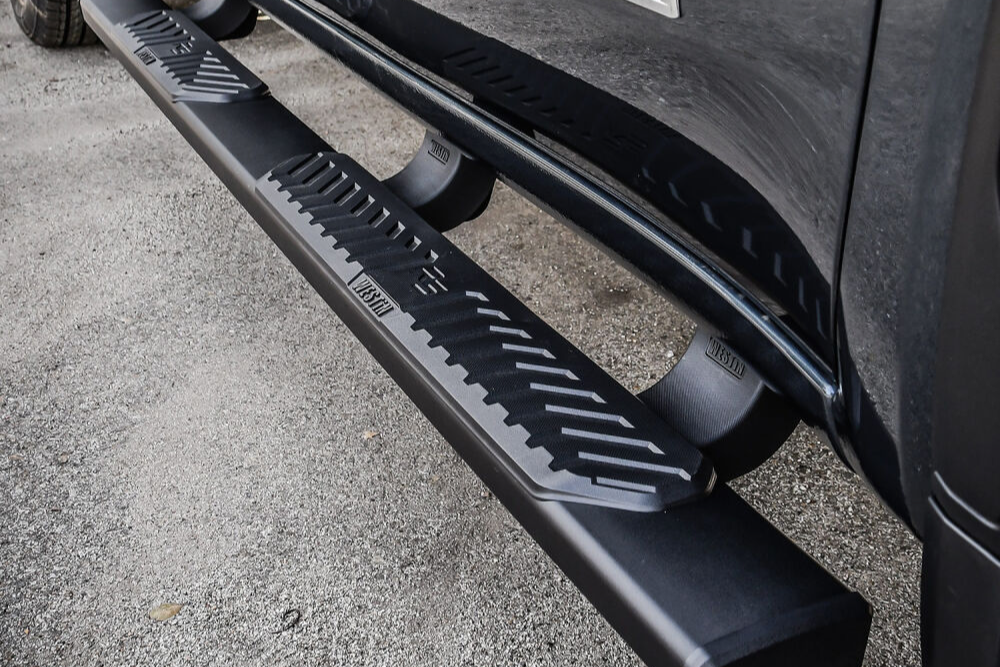 Featuring durable step bars