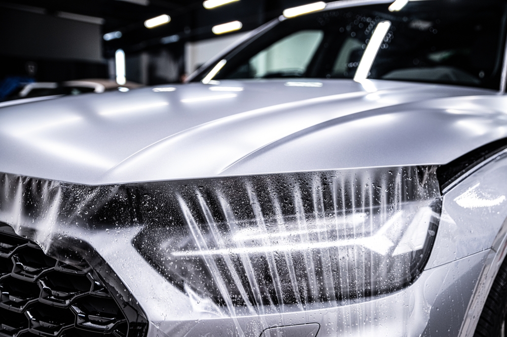 Paint protection film is about to install