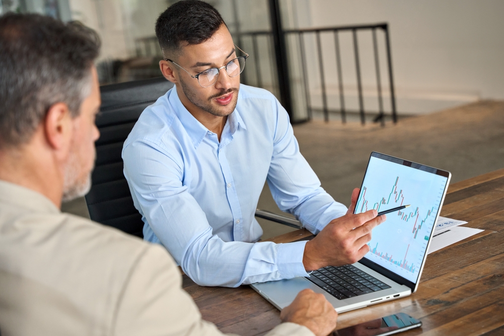 Financial Advisor is explaining to his client