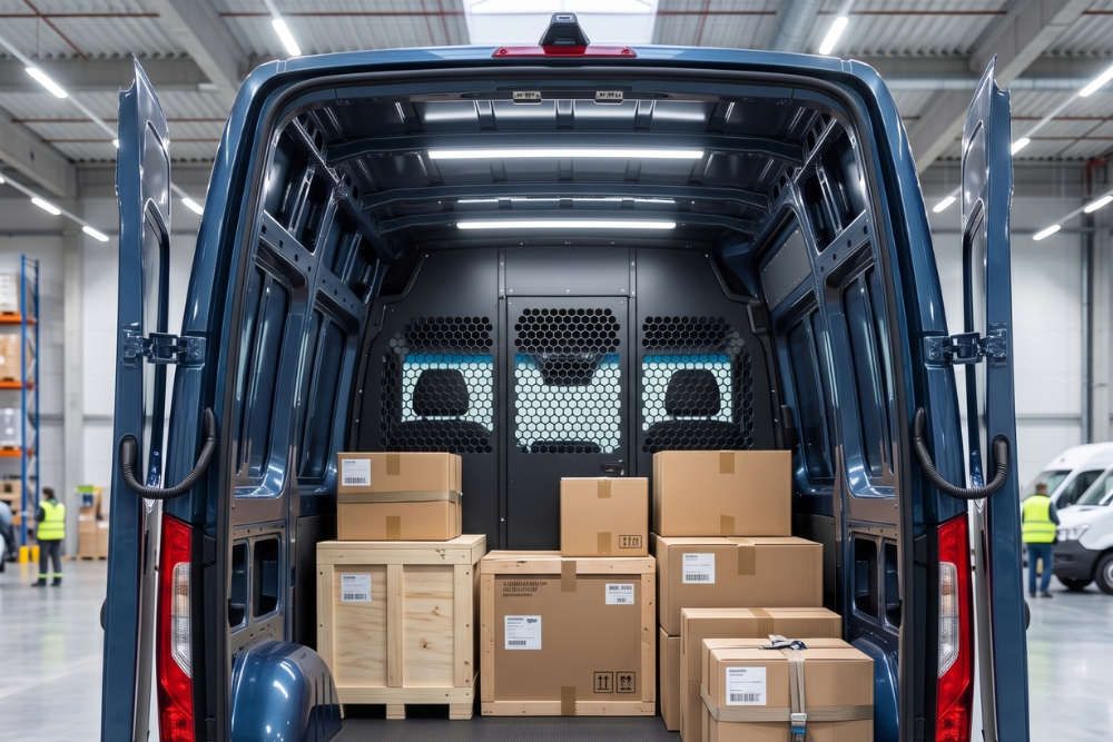 Cargo Van Inside the Factory