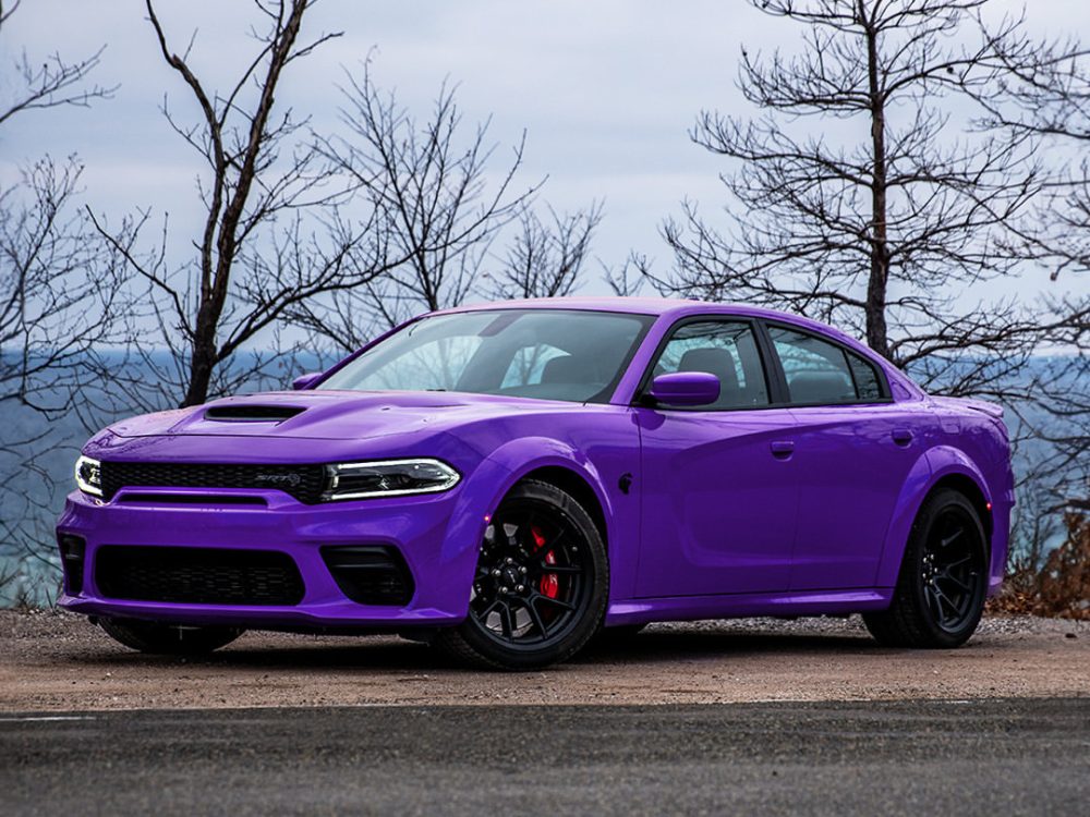 Dodge with beautiful purple color