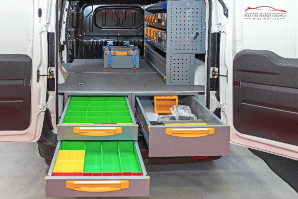 Van upfitted layout Van upfitted layout